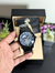 BESTWIN Luxury Steampunk Watch | Stealth Black Open Heart Visible Movement Dress Watch